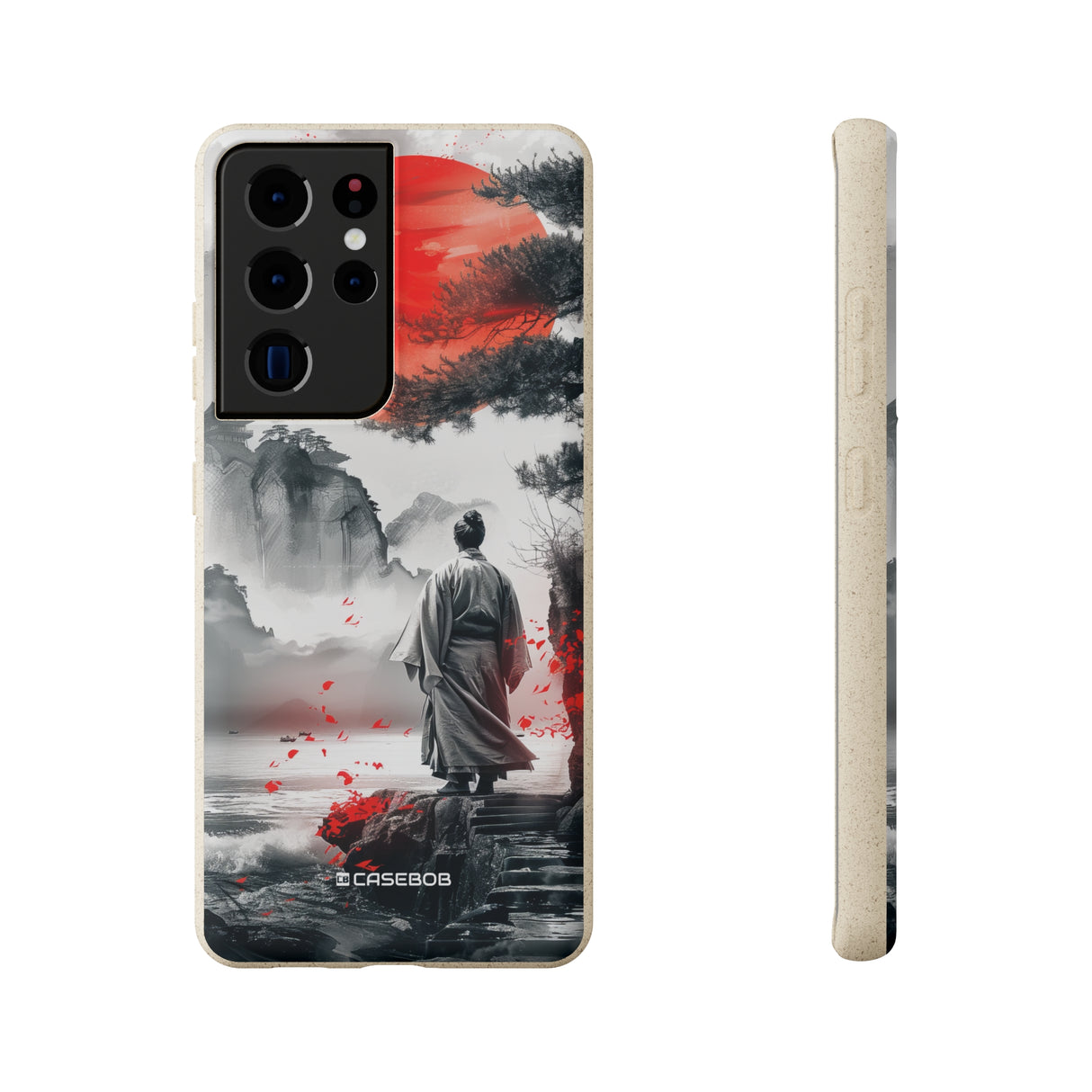 Serene Samurai Sunrise | Biodegradable Phone Case