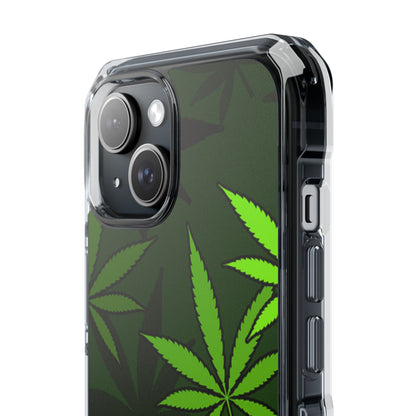 Green Leaf Symmetry iPhone Case - Impact