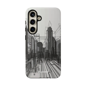 Urban Symphony: Monochromatic Lines - For Samsung S24