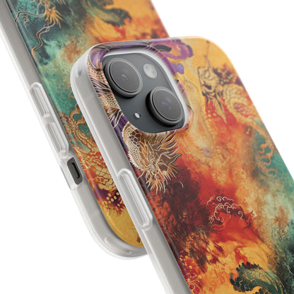 Dragon Ember iPhone 15 Case - Soft
