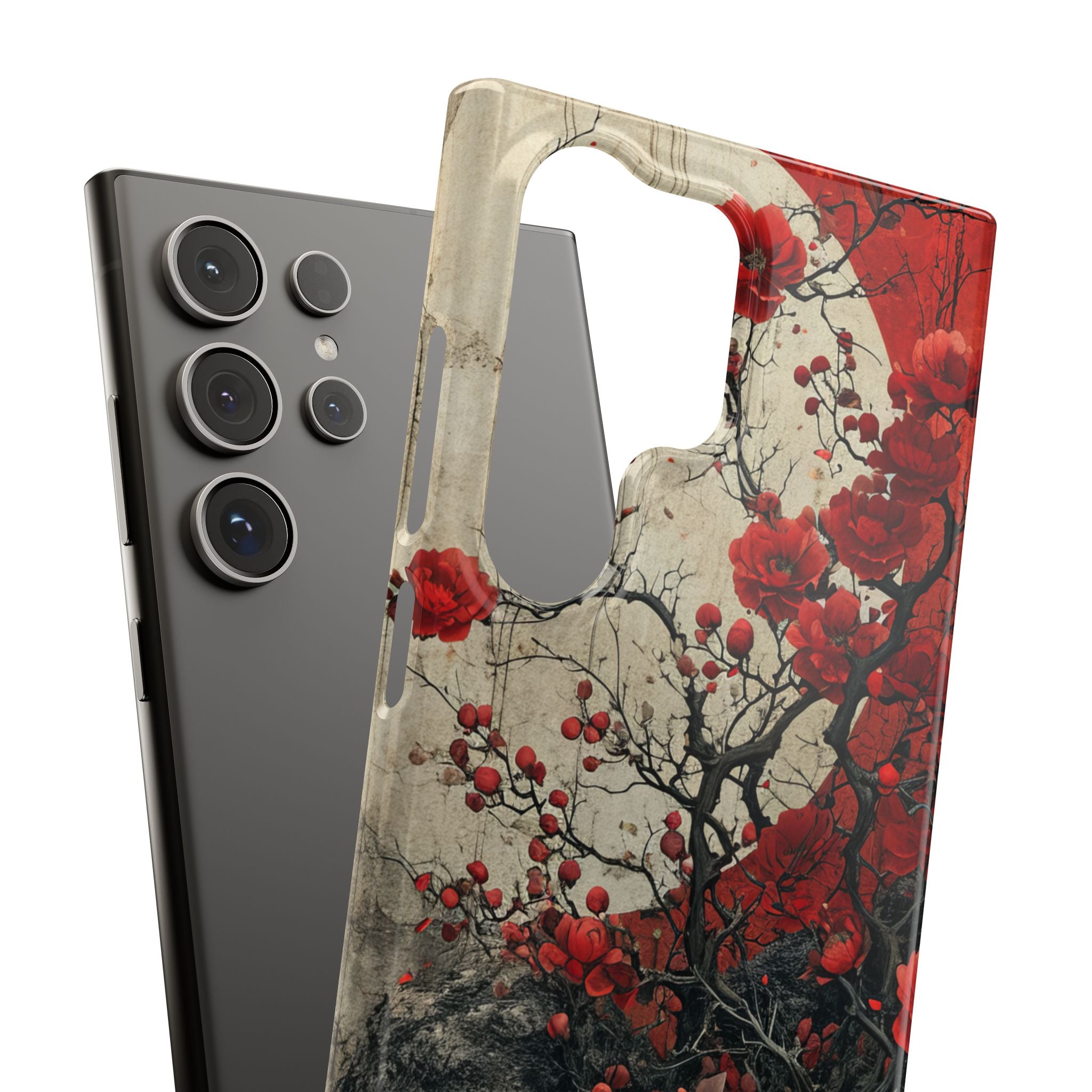 Zen Blossoms in Moonlight Samsung S24 - Slim Phone Case