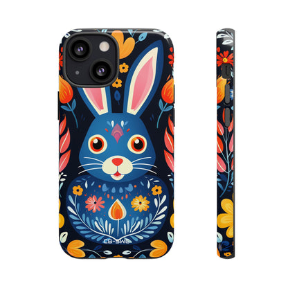 Bunny Jumps Joyfully - iPhone Case