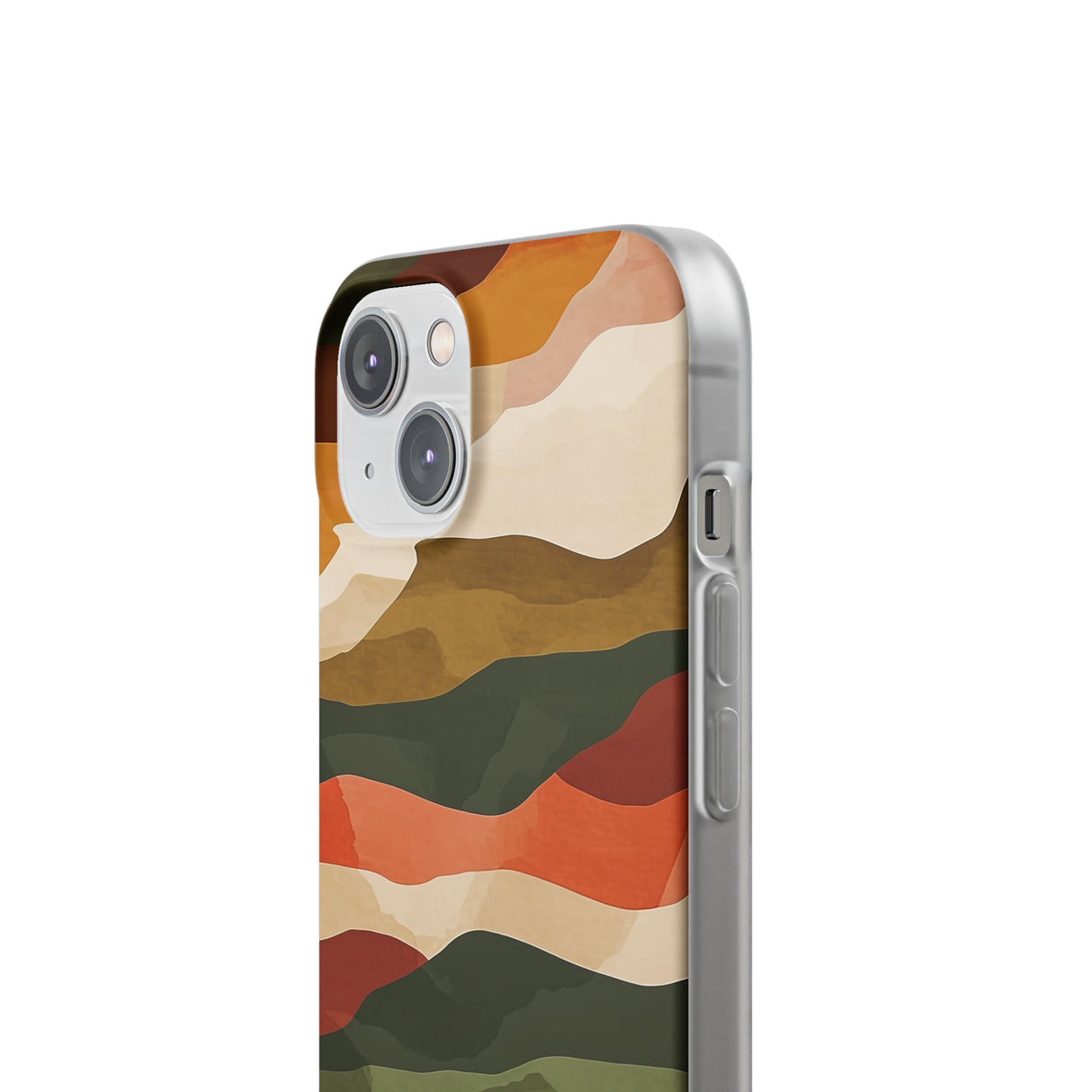 Earth Tone Pattern | Phone Case for iPhone (Flexible Case)