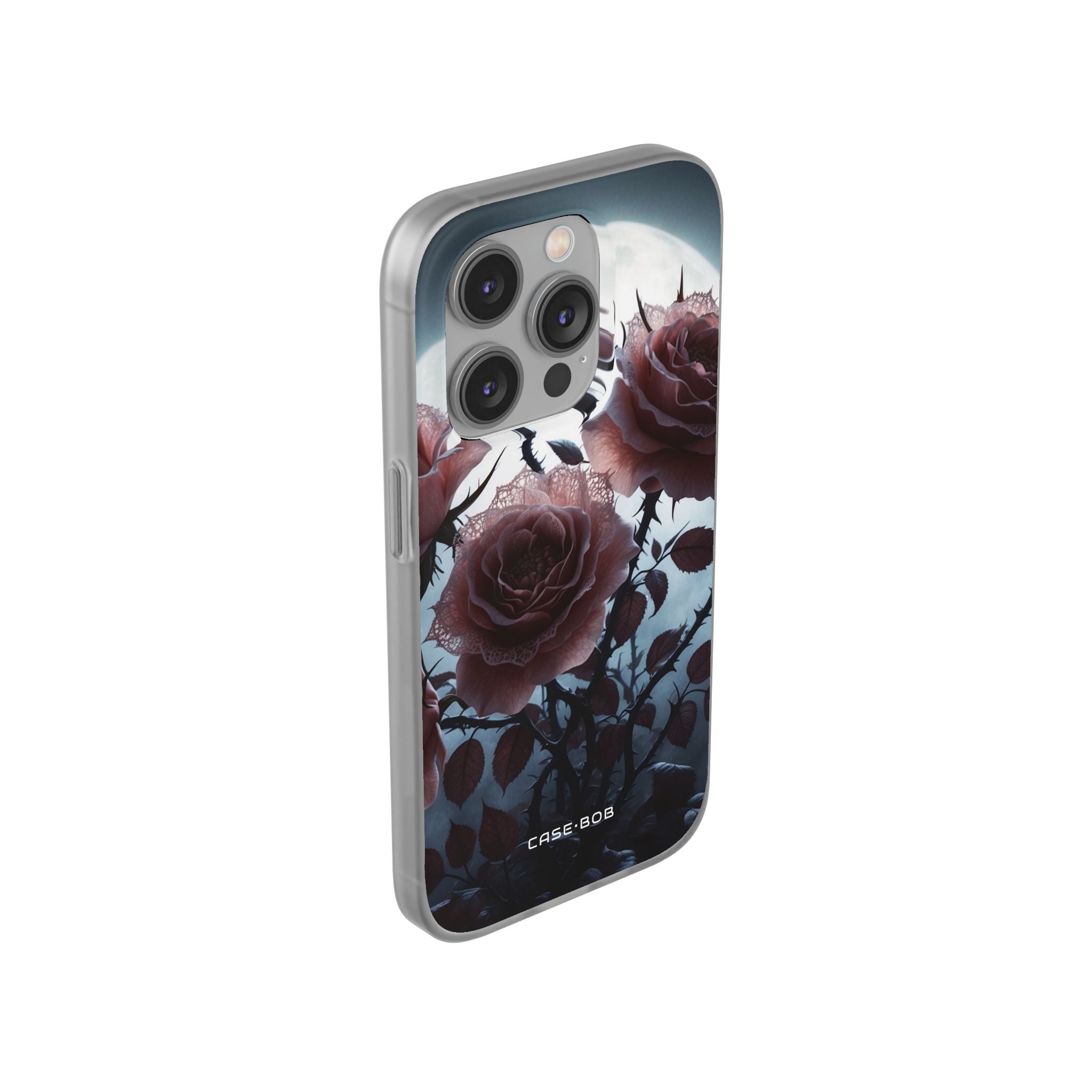Luminous Rose Thorns iPhone 14 Pro Case - Soft