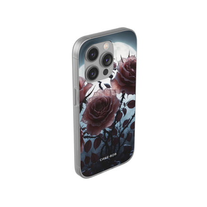 Luminous Rose Thorns iPhone 14 Pro Case - Soft