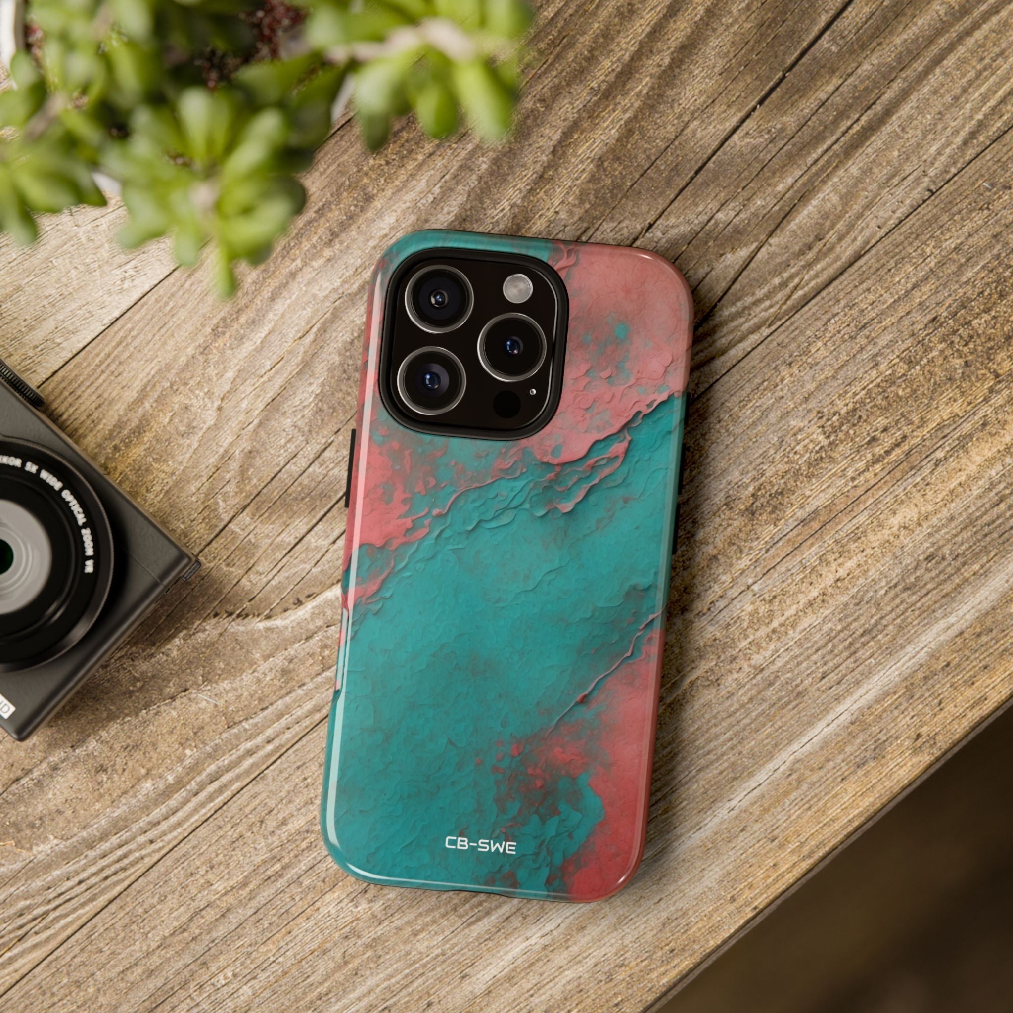 Turbulent Coral Flow - iPhone Case
