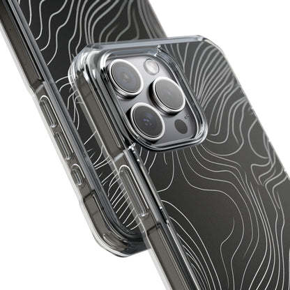 Contour Waveform Flow iPhone 15 - Clear Impact Phone Case