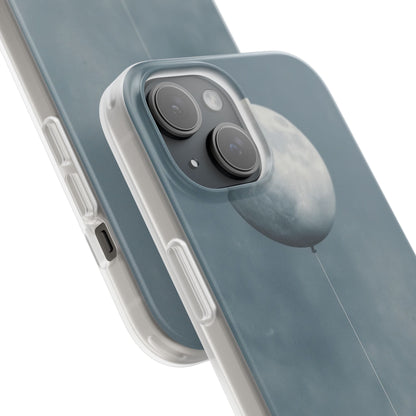 Moon Balloon iPhone 15 Case - Soft