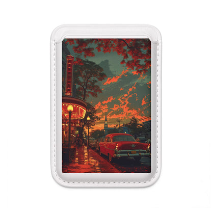 Crimson Classic Glow lompakko – MagSafe-valmis