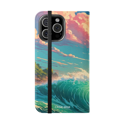 Sunset Wave - iPhone 16 Max Case - Wallet