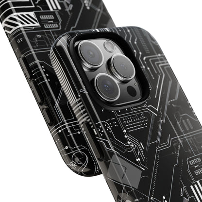 Circuitry Elegance: Futuristic Precision - for iPhone 16