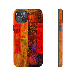 Red Oil Painting - Protective Phone Case