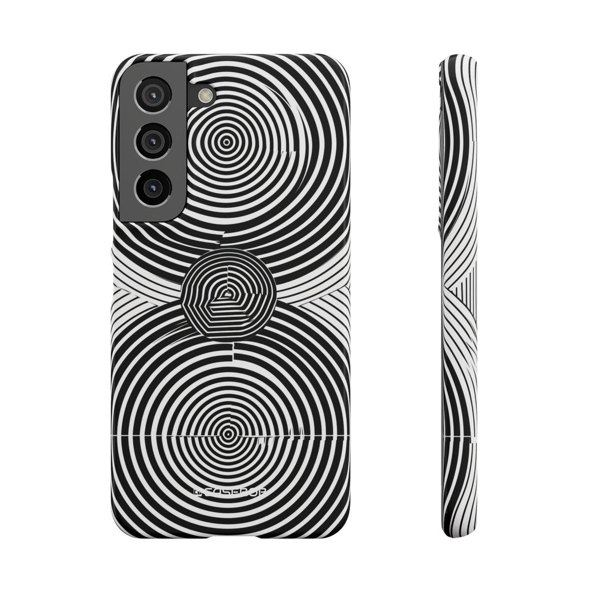 Hypnotische Geometrie | Schlanke Handyhülle für Samsung