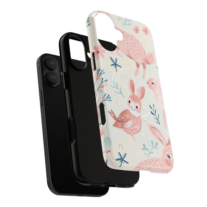 Pastel Whimsical Nature - Tough + MagSafe® iPhone 16 Phone Case