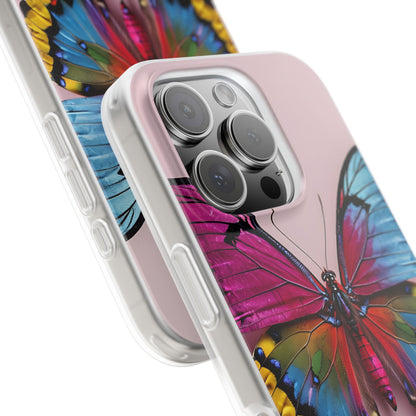Vivid Butterfly iPhone 16 Pro Case - Soft