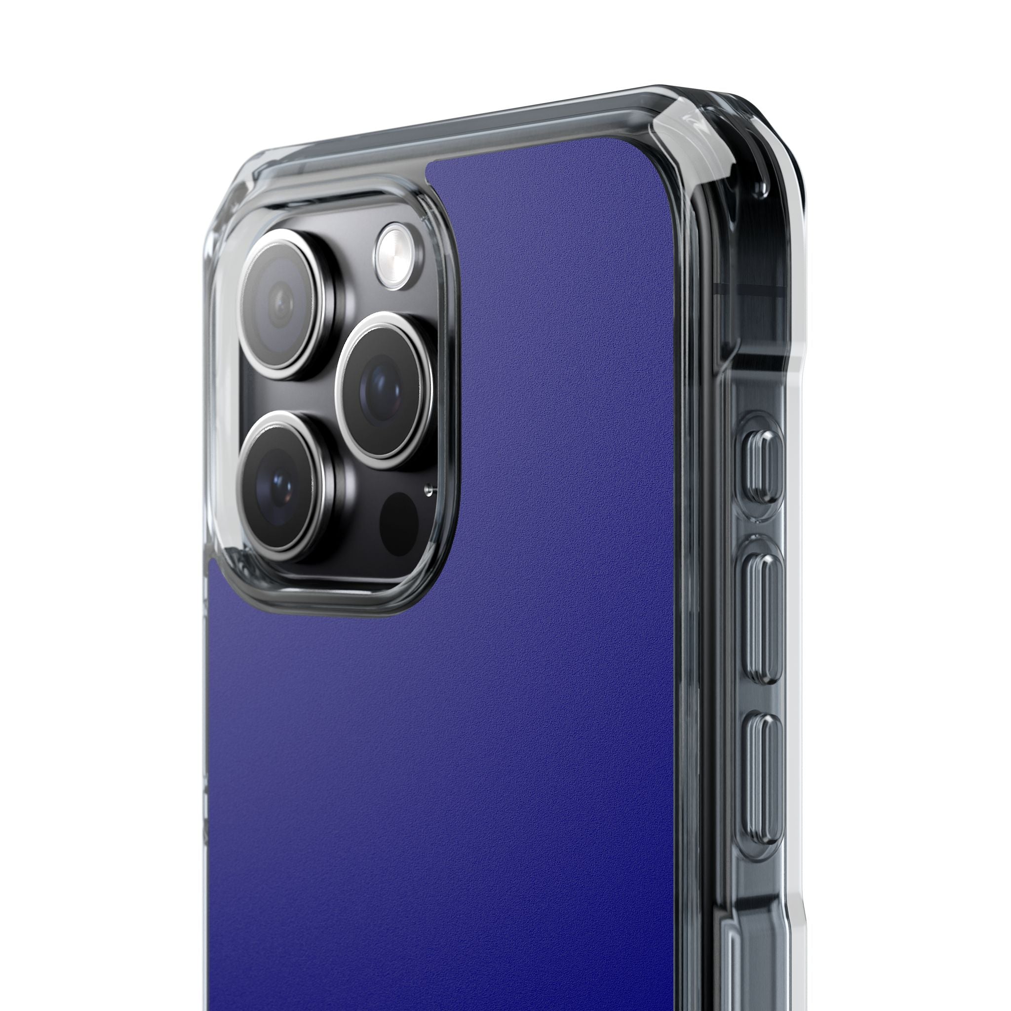 Navy Blue - Clear Impact Case for iPhone