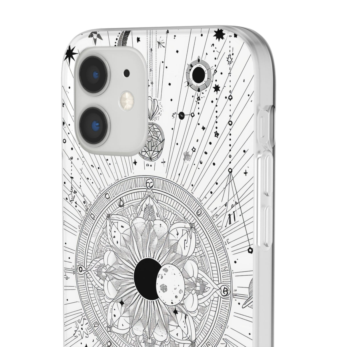 Himmlisches Mandala Mystique | Flexible Handyhülle für iPhone