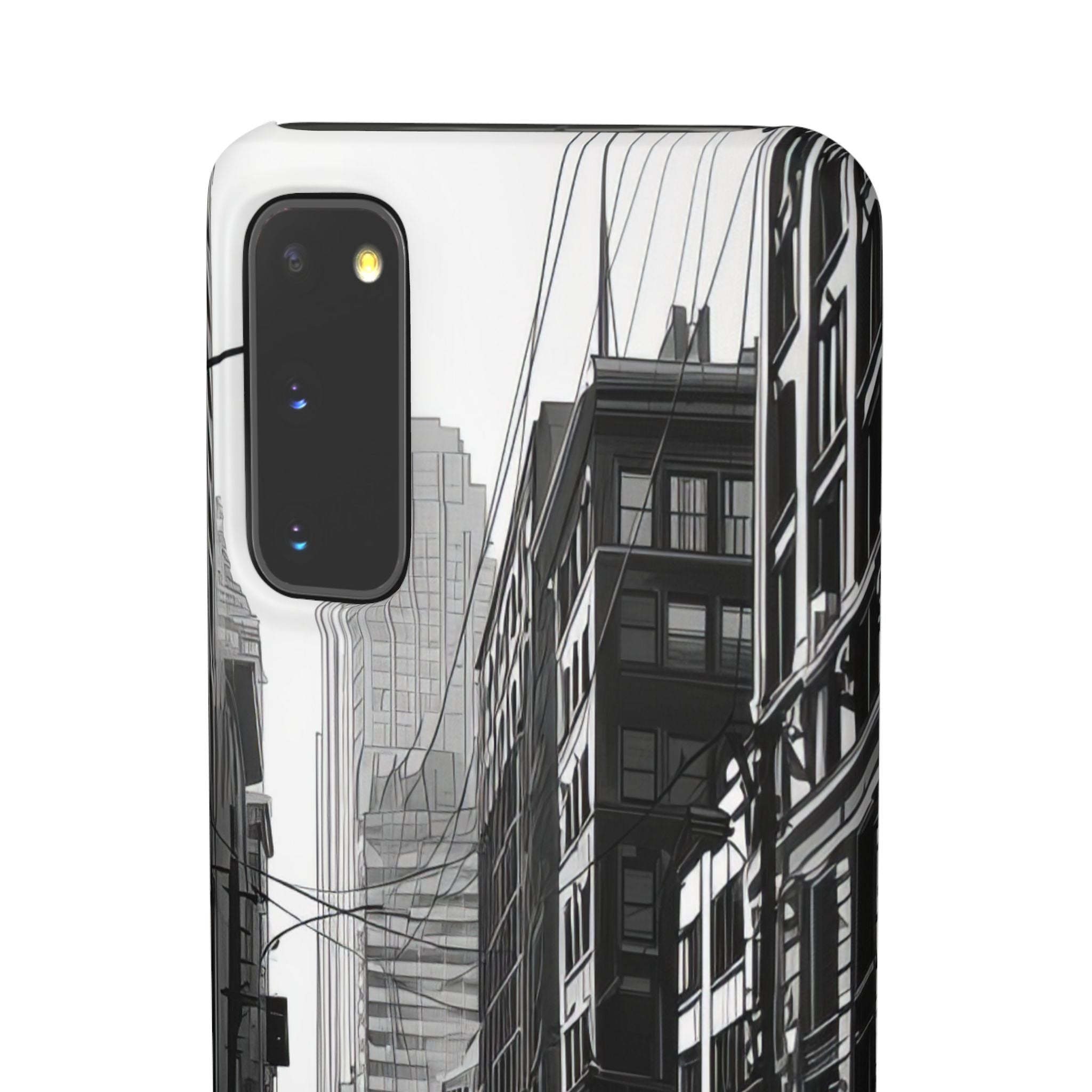 Urban Cityscape Line Perspective Samsung S20 - Slim Phone Case