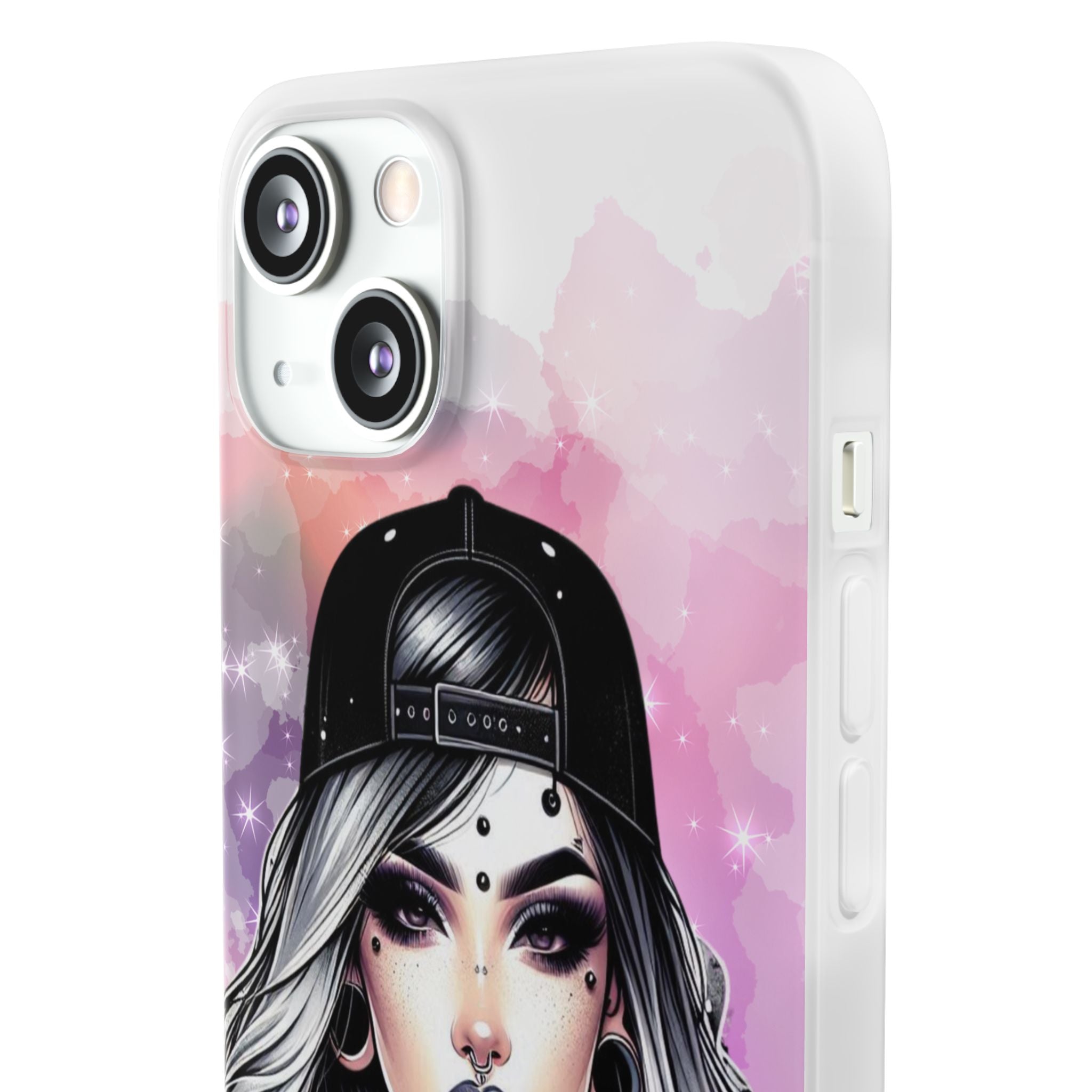 Silver Sip Nebula iPhone 13 - Soft