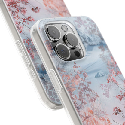 Floral Serenity Case - Flexi iPhone 16 Phone Case