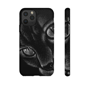 Pencil Drawing Cat - Protective Phone Case