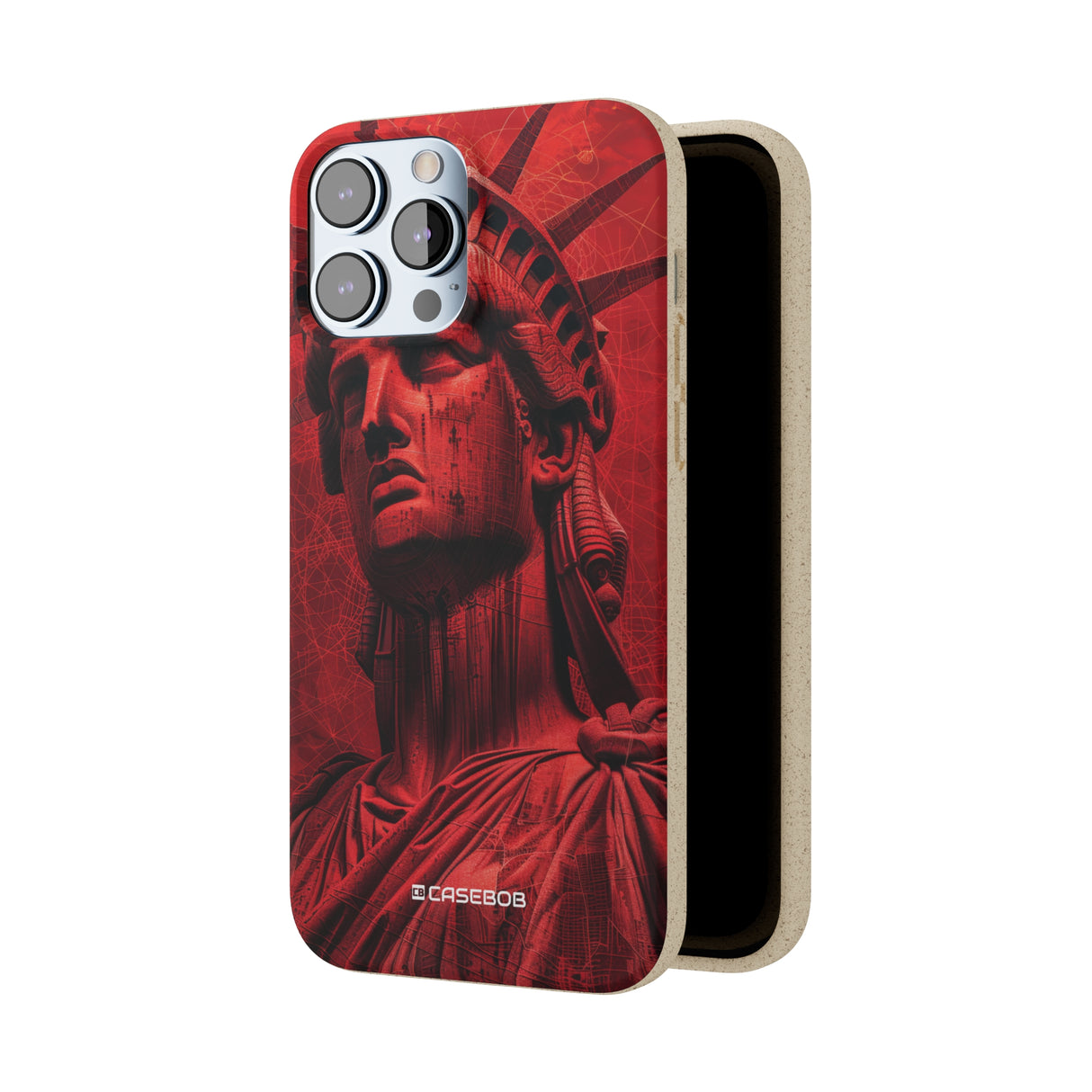 Red Liberty Revolution | Biodegradable Phone Case