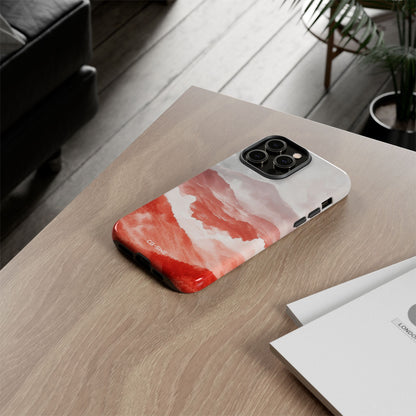 Mountain Flames Rise - iPhone Case