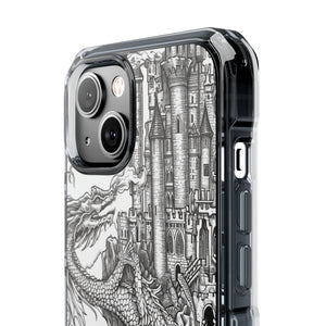 Dragon's Ascent - Phone Case for iPhone (Clear Impact - Magnetic)