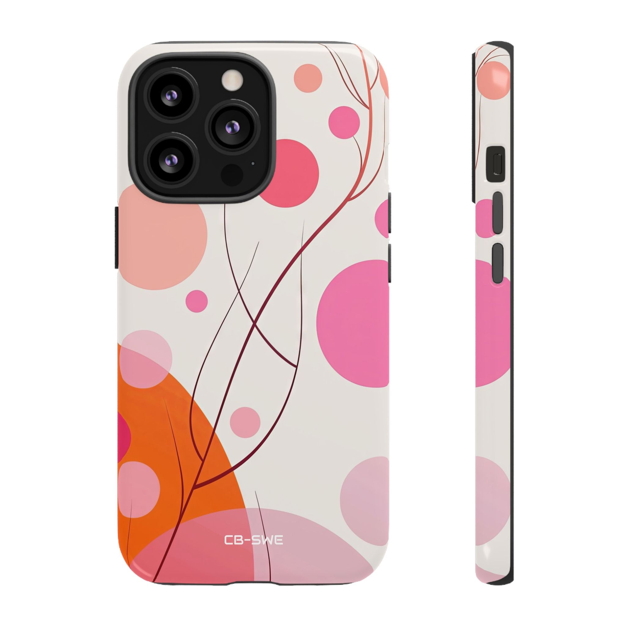 Circles Embrace Lines - iPhone Case