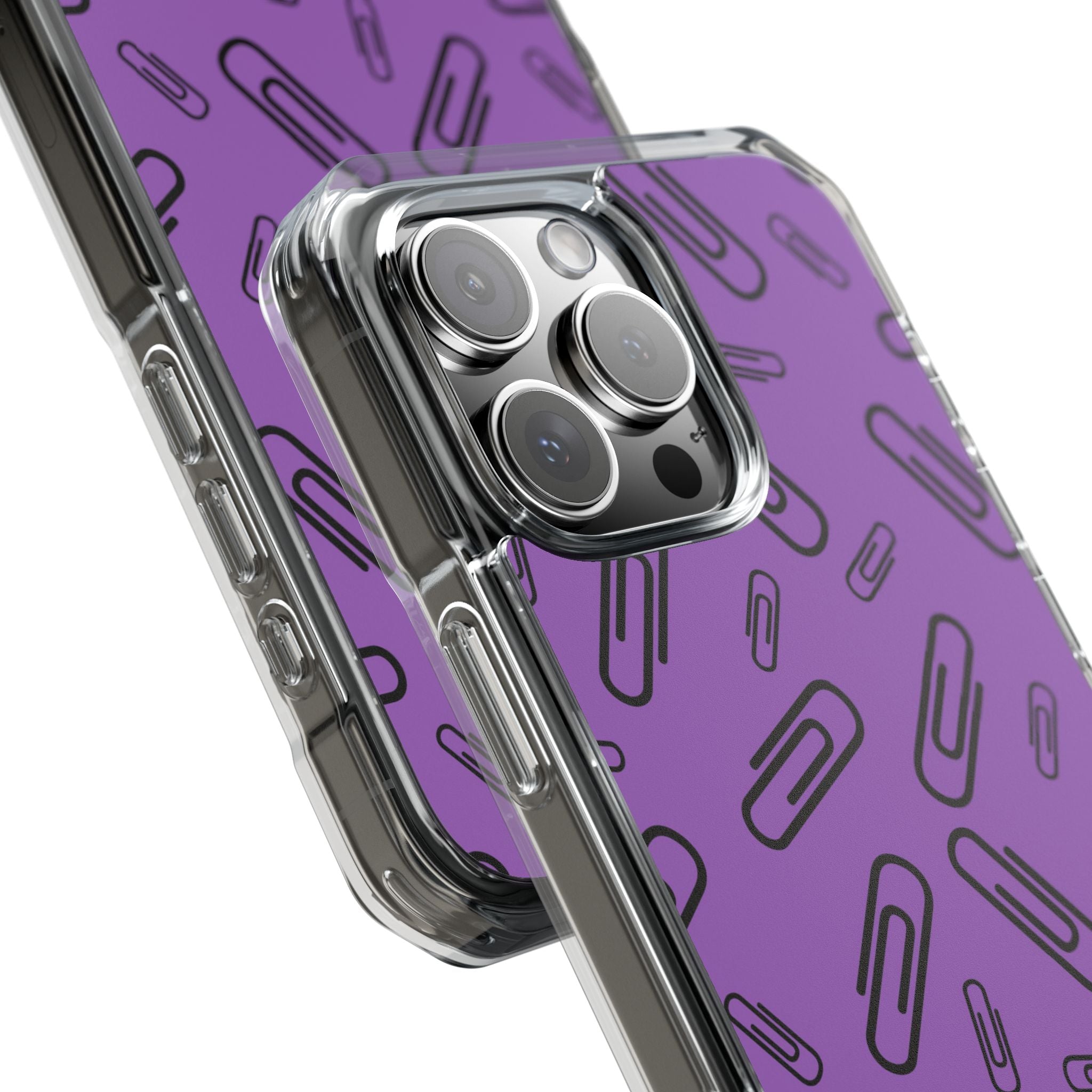 Paperclips Dance Playfully iPhone Case - Impact