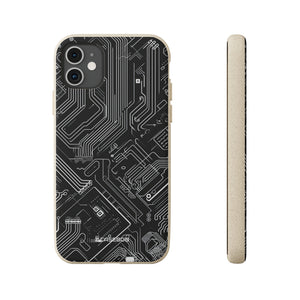 Cyber Circuitry Art | Biodegradable Phone Case