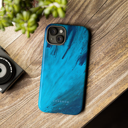 Light Blue Ink Art | Phone Case