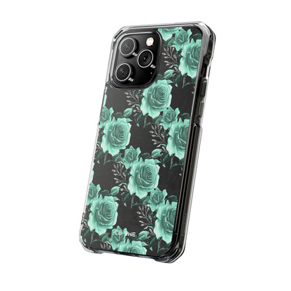 Turquoise Rose Symphony iPhone Case - Impact