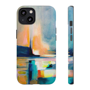 Abstract Blue n Yellow iPhone Case (Protective) iPhone 13 Matte Phone Case