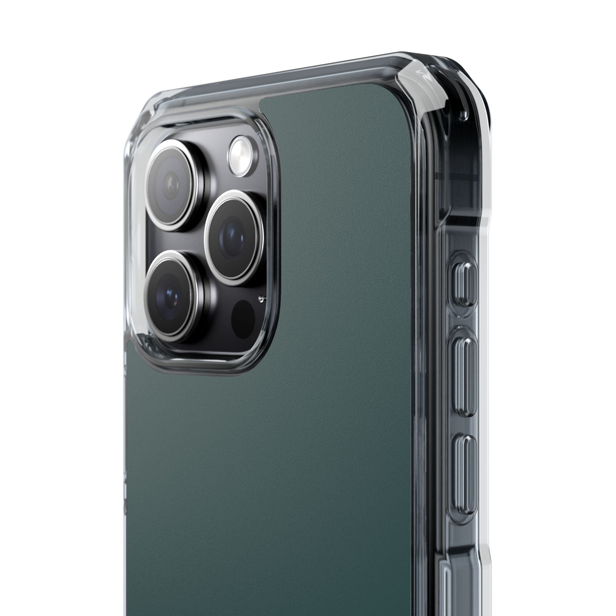 Dark Slate Gray - Clear Impact Case for iPhone