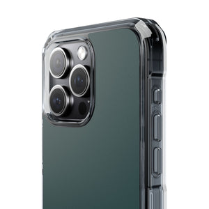 Dark Slate Gray | Phone Case for iPhone (Clear Impact Case - Magnetic)