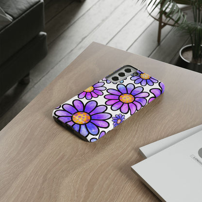Polka Dot Blooms Samsung S22 Plus Case - Tough