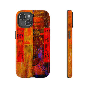 Red Oil Painting - Protective Phone Case