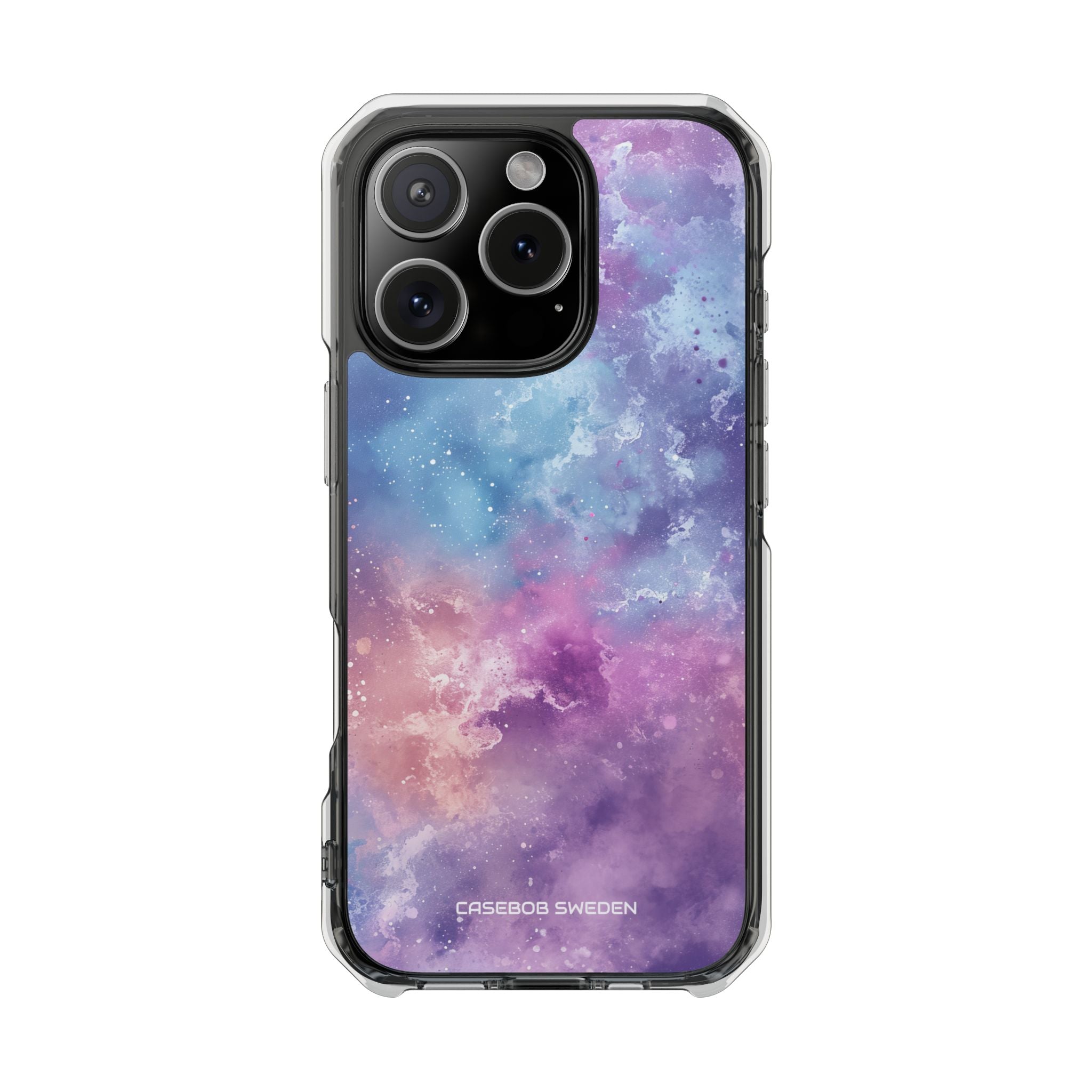 Cosmic Nebula Swirls - Clear Impact iPhone 16 Phone Case