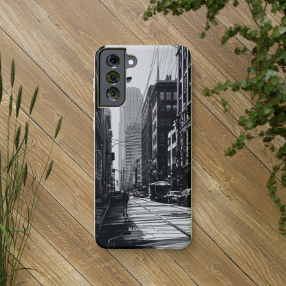 Noir Urban Serenity | Biodegradable Phone Case