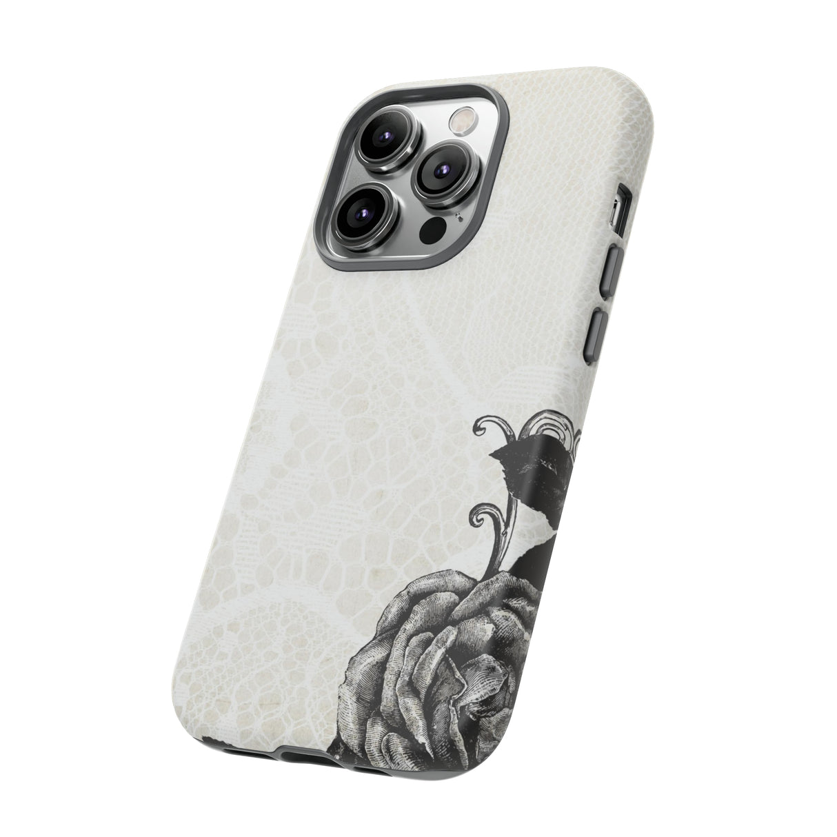 Rosett Gothic Flower - Protective Phone Case