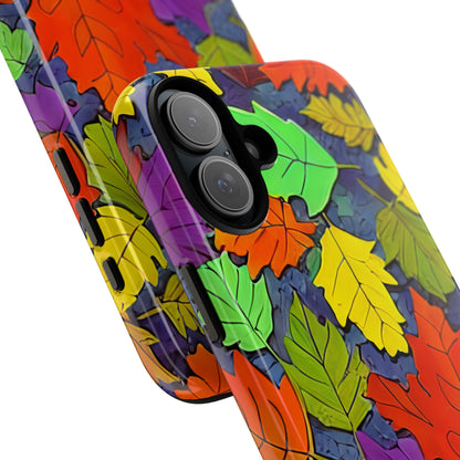 Vivid Leafstorm iPhone 16 Plus Case - Tough