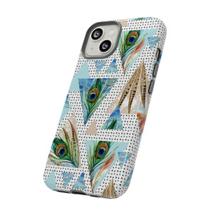 Peacock Feathers - Protective Phone Case