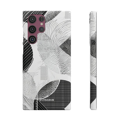 Monochrome Dynamics | Slim Phone Case for Samsung