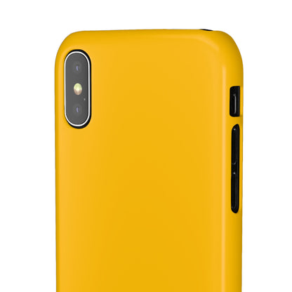 Amber Yellow - Slim iPhone X Phone Case