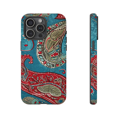 Vintage Paisley Elegance iPhone 15 - Tough Phone Case