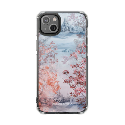 Floral Serenity Case - Clear Impact iPhone 14 Phone Case