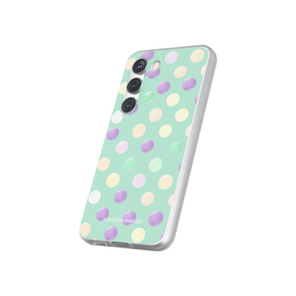 Pastel Polka Dots - Flexi Samsung S23 Phone Case