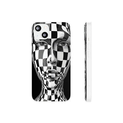 Checkered Face iPhone 13 - Soft