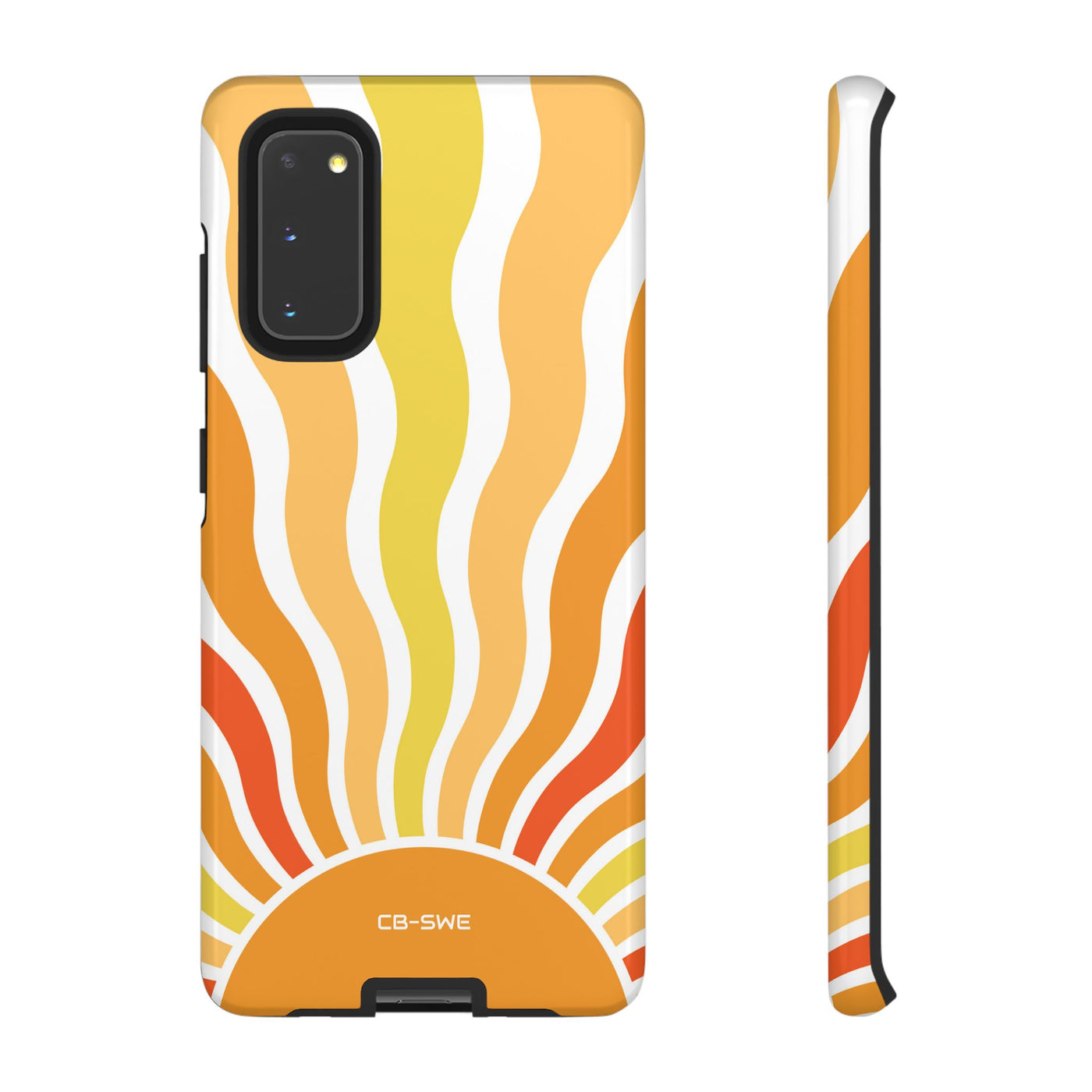 Retro Sunshine Waves - Samsung Case